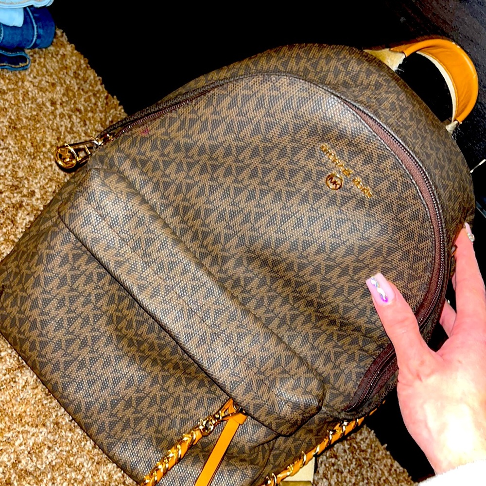 Michael Kors Backpack Purse with chain